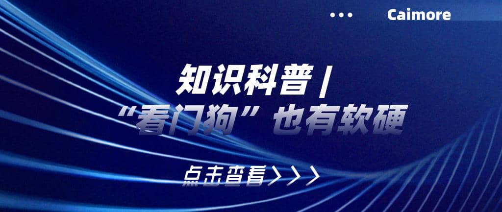 知識(shí)科普 | “看門(mén)狗”也有軟硬